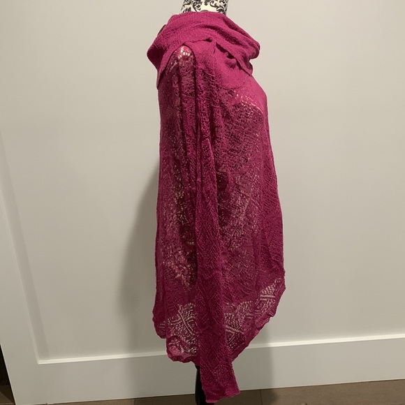 Grace & Lace, purple lace sweater, size: 16 - Picture 3 of 3